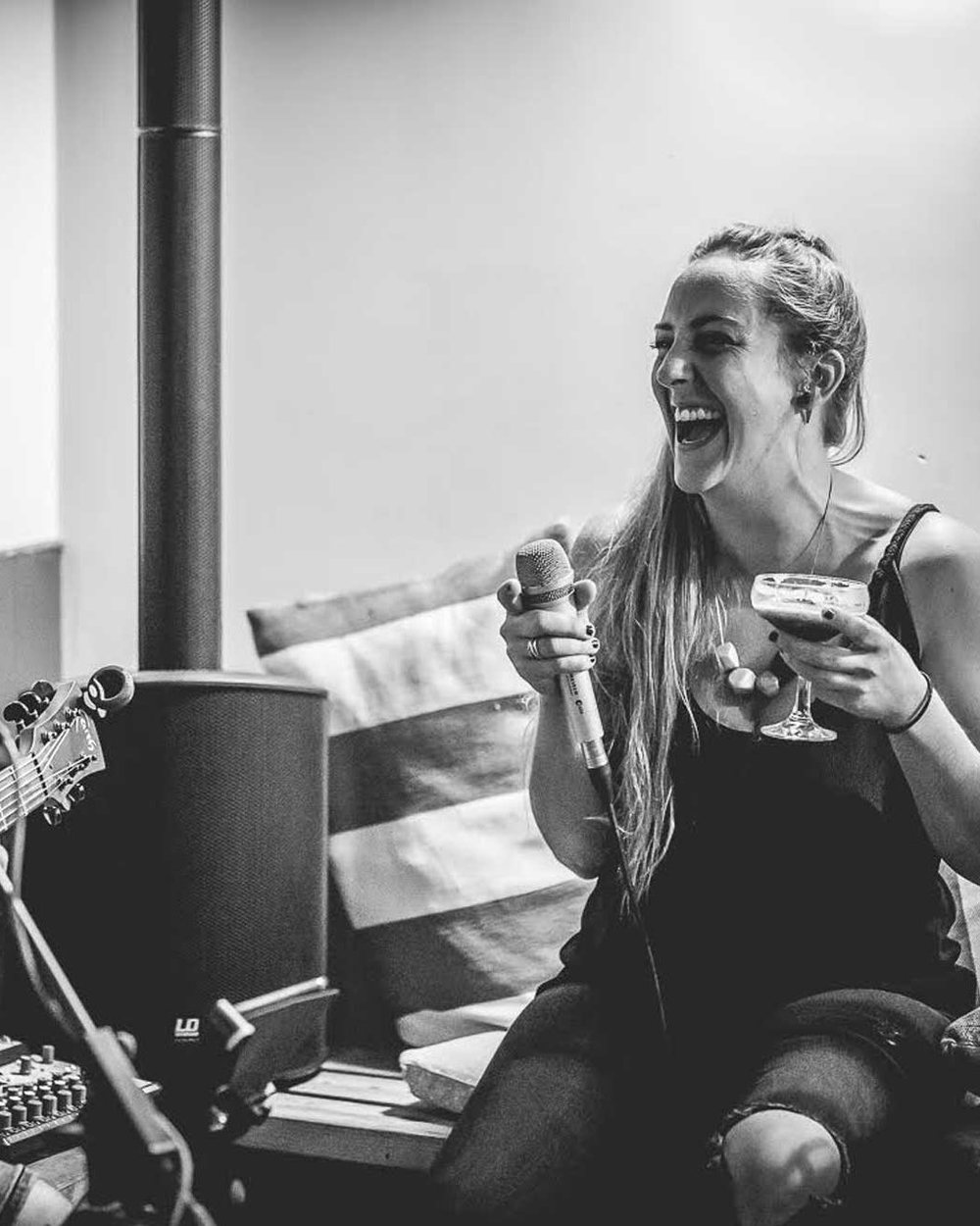 Live acoustic music in the dining room at Rafferty's